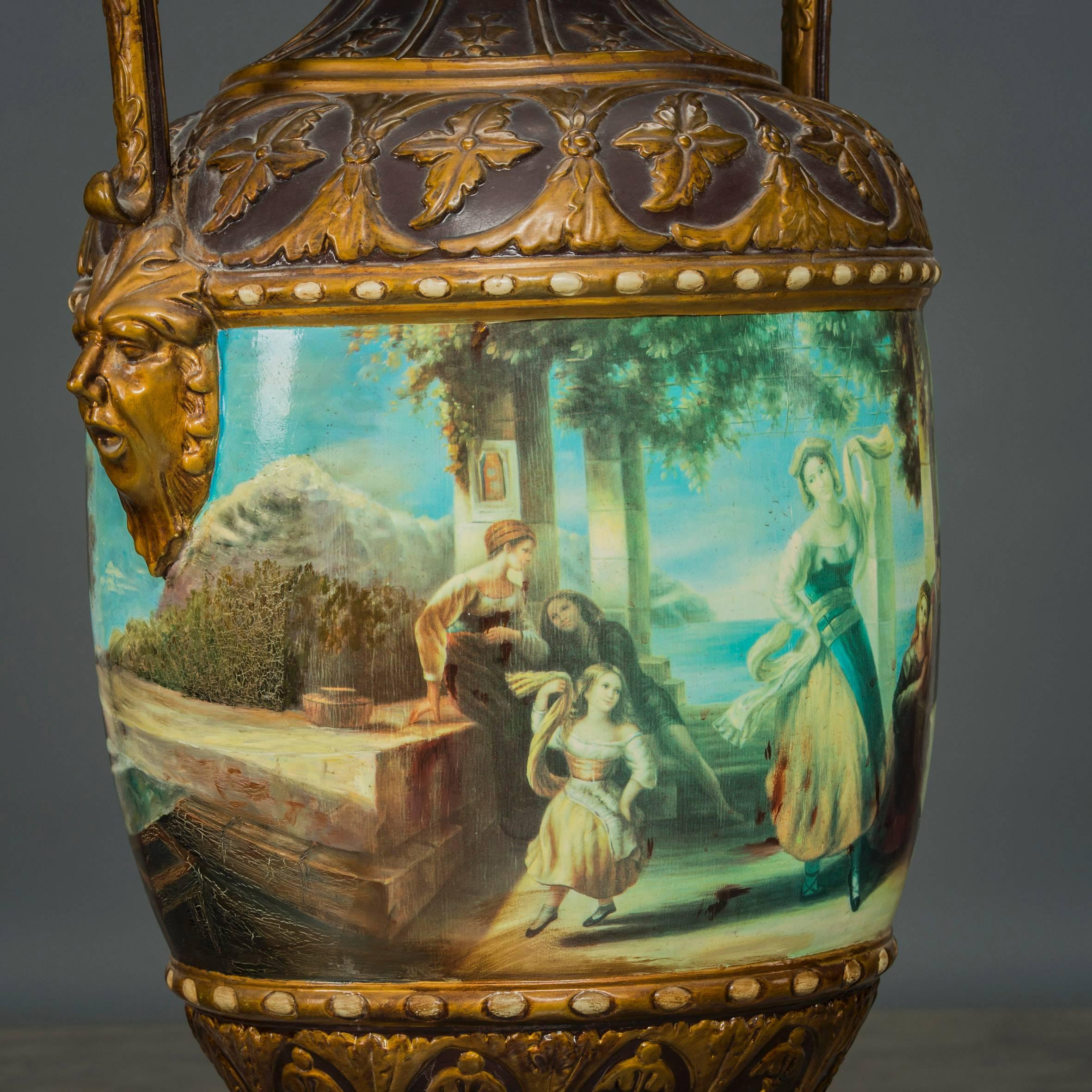 19th Century Colossal Amphora, Italy, 1850-1870