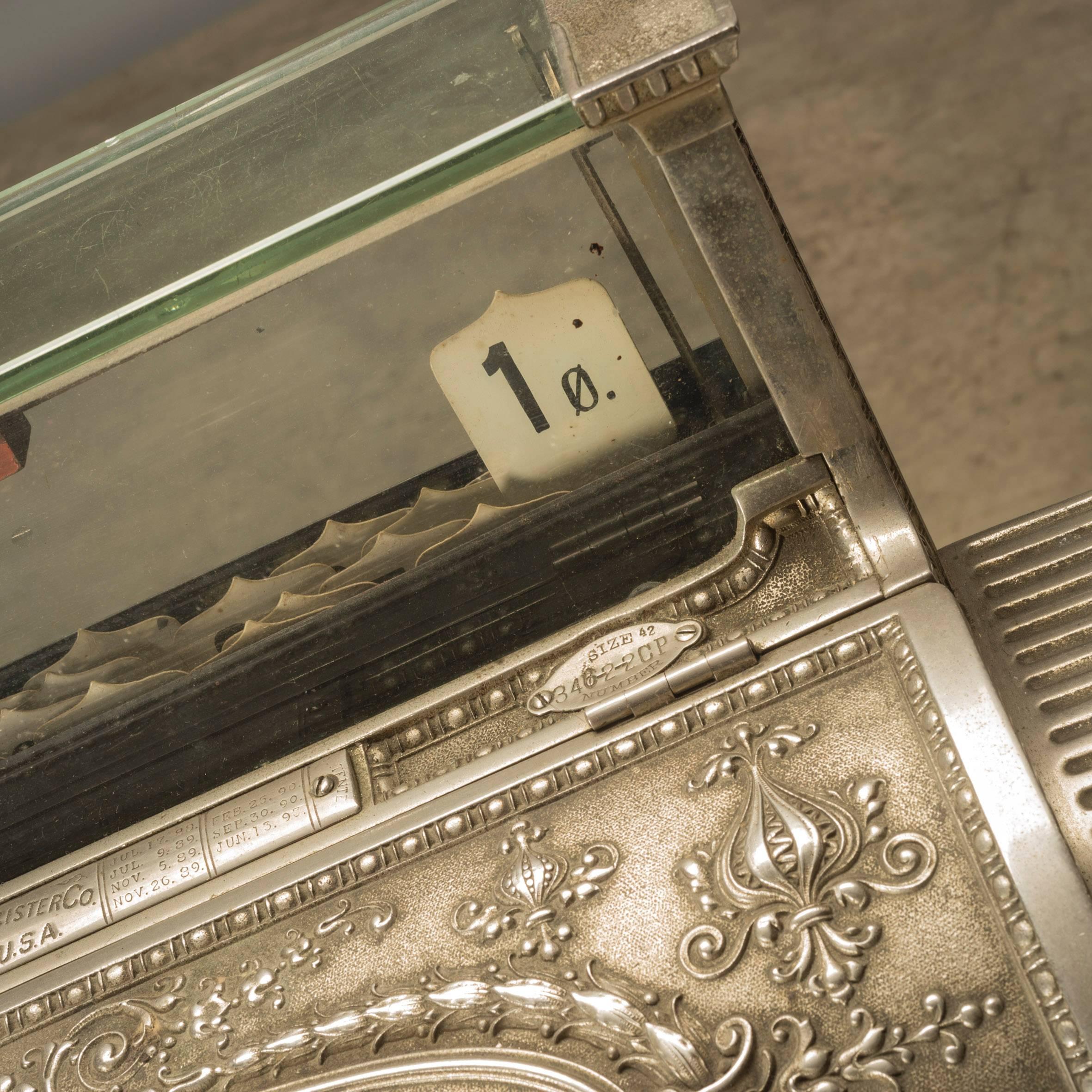 American Cash Register, “National”, circa 1900 For Sale