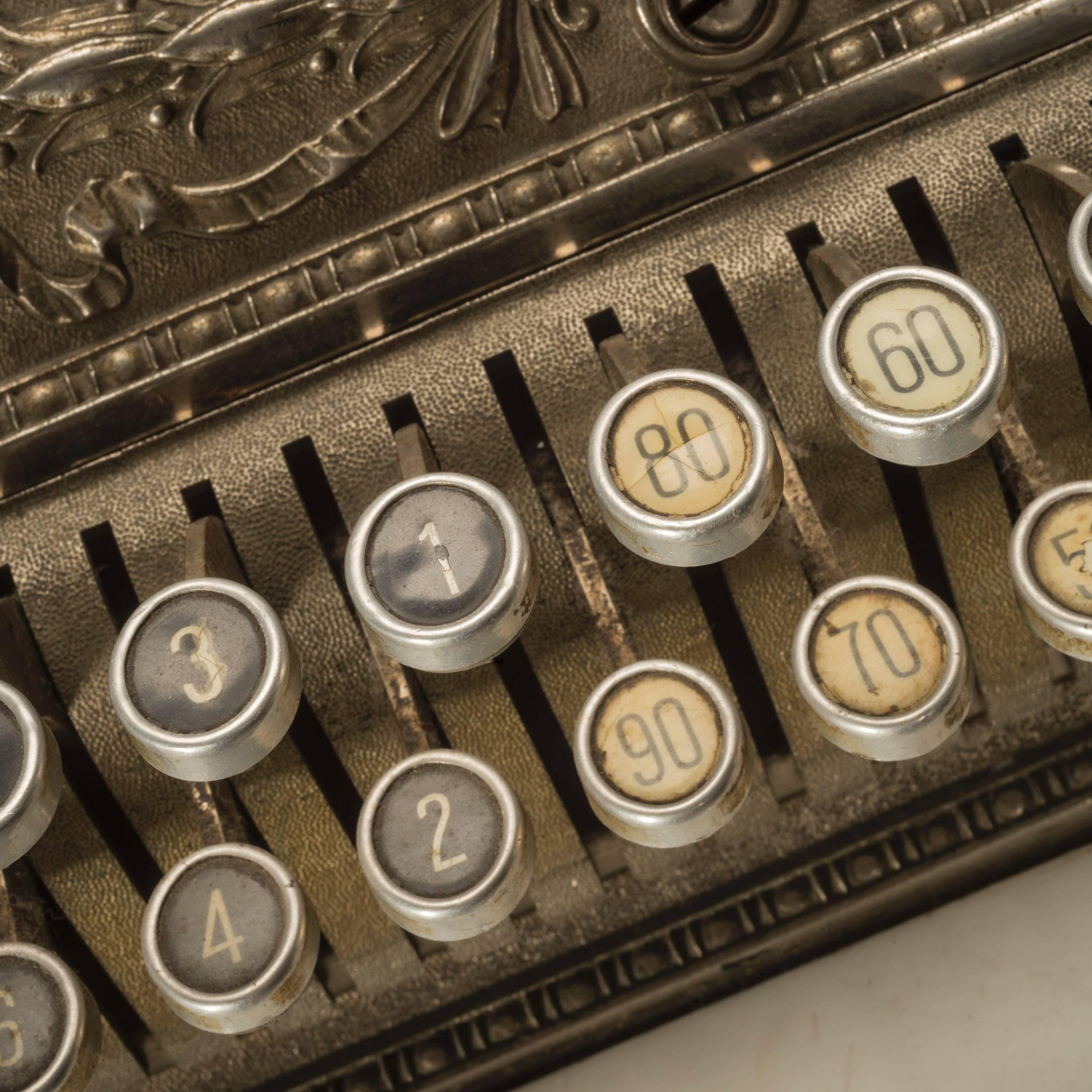 19th Century Cash Register, “National”, circa 1900 For Sale