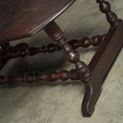 Long Table in Narra Hardwood, Baroque Style