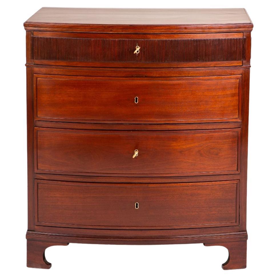 Elegant Danish Louis XVI Chest in Mahogany