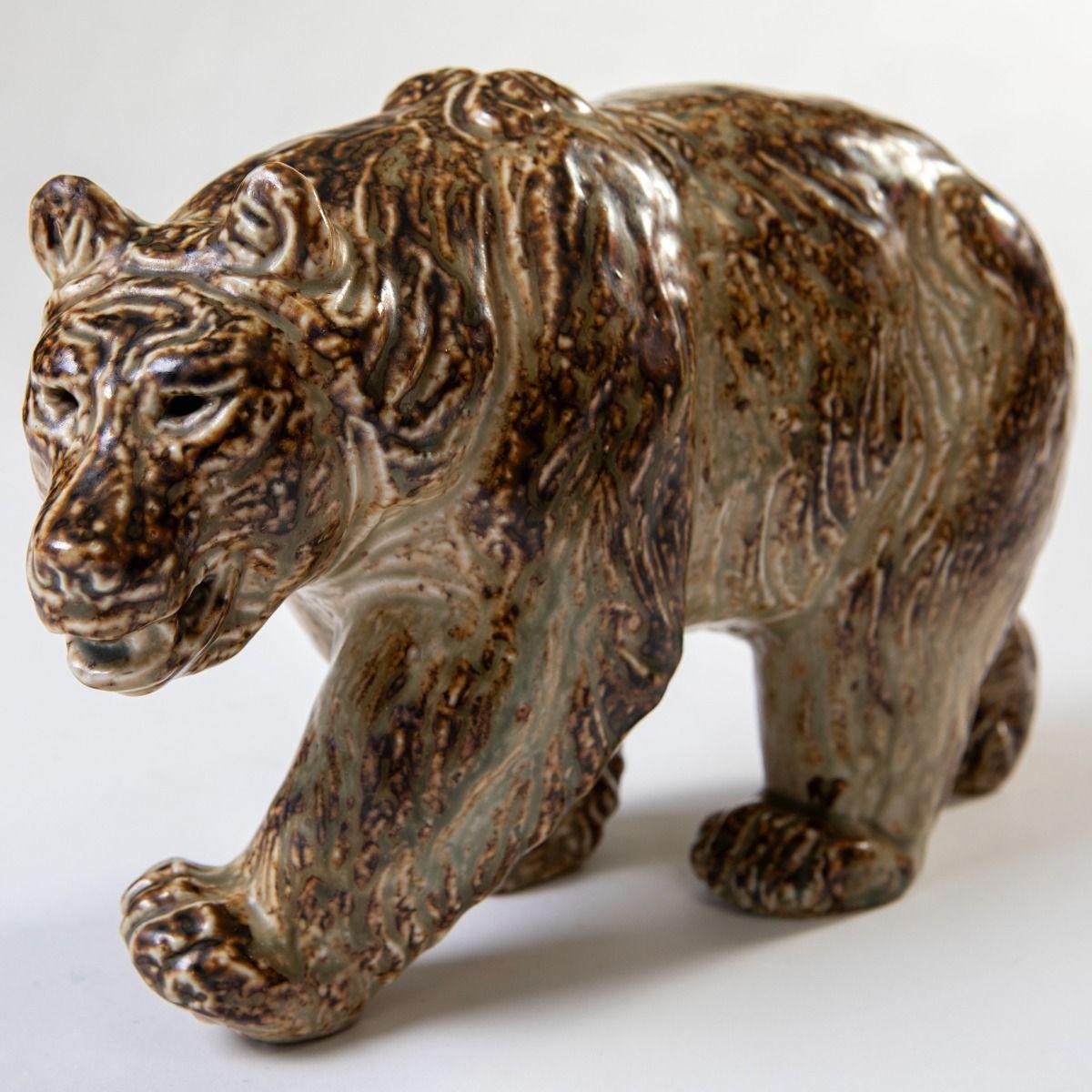 XX secolo Orso in gres di Knud Kyhn per Royal Copenhagen in vendita