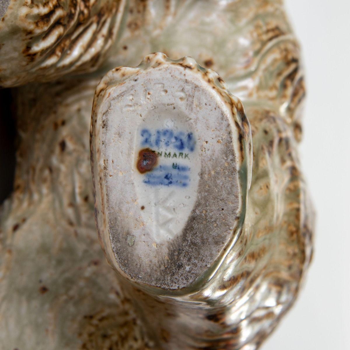 Orso in gres di Knud Kyhn per Royal Copenhagen in vendita 2