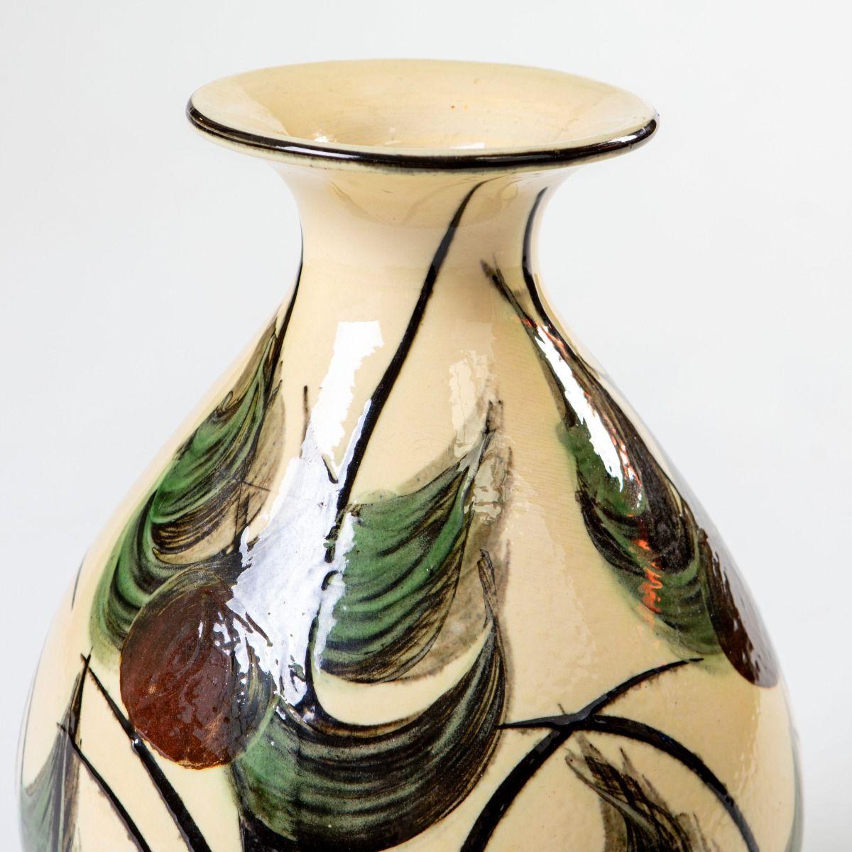 Scandinavian Modern Kähler Stoneware Vase by Sven Hammershøi For Sale