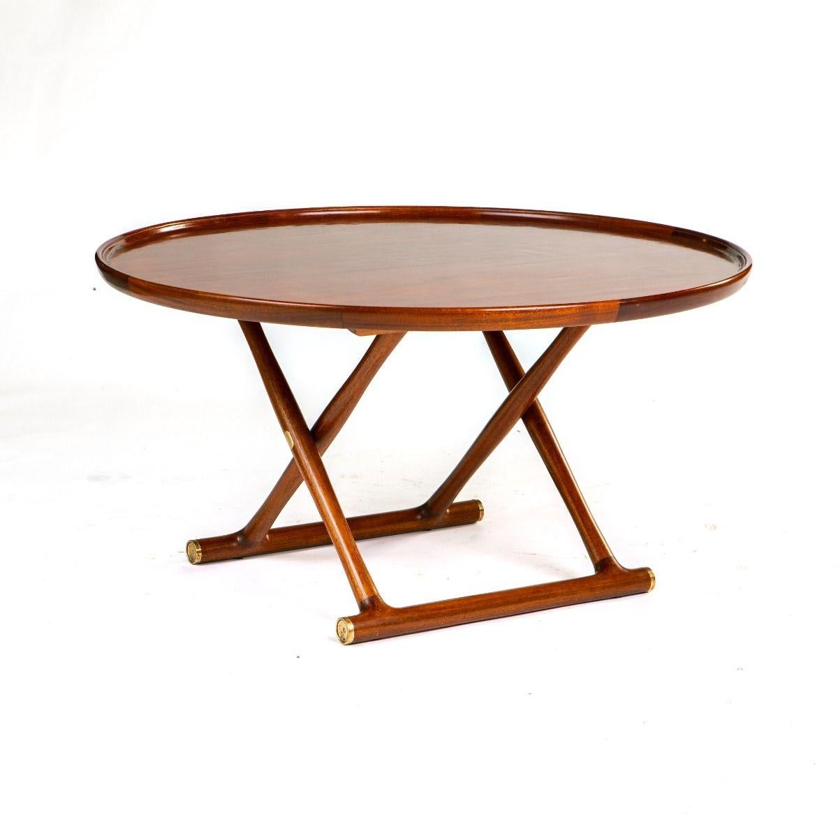 Mogens Lassen (1901–1987)
This iconic Egyptian Table was designed by Mogens Lassen in the late 1930s, drawing inspiration from ancient Egyptian folding furniture. With its clean lines and sculptural form, it stands as a hallmark of Danish modern