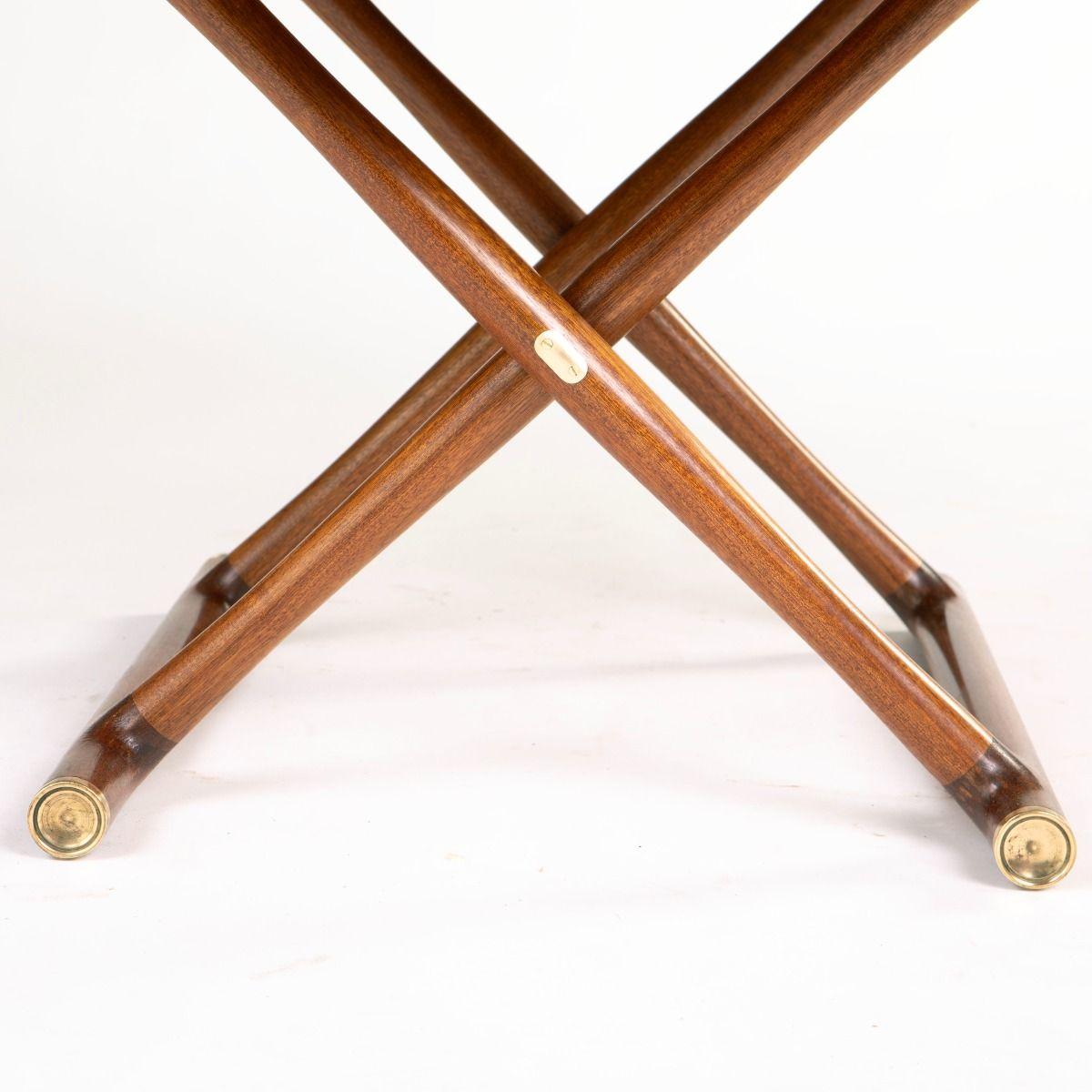 Mogens Lassen ‘The Egyptian Table’ in Mahogany and Brass For Sale 3