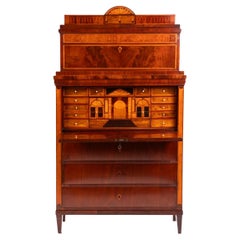 Eleganter Empire-Sekretär / Bureau, Kopenhagen 1810