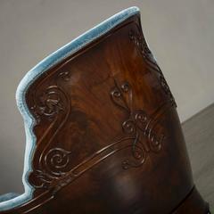 Rare Russian Late Empire Chaise Longue