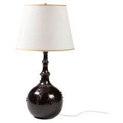Bjørn Wiinblad Large Table Lamp in Glazed Stoneware