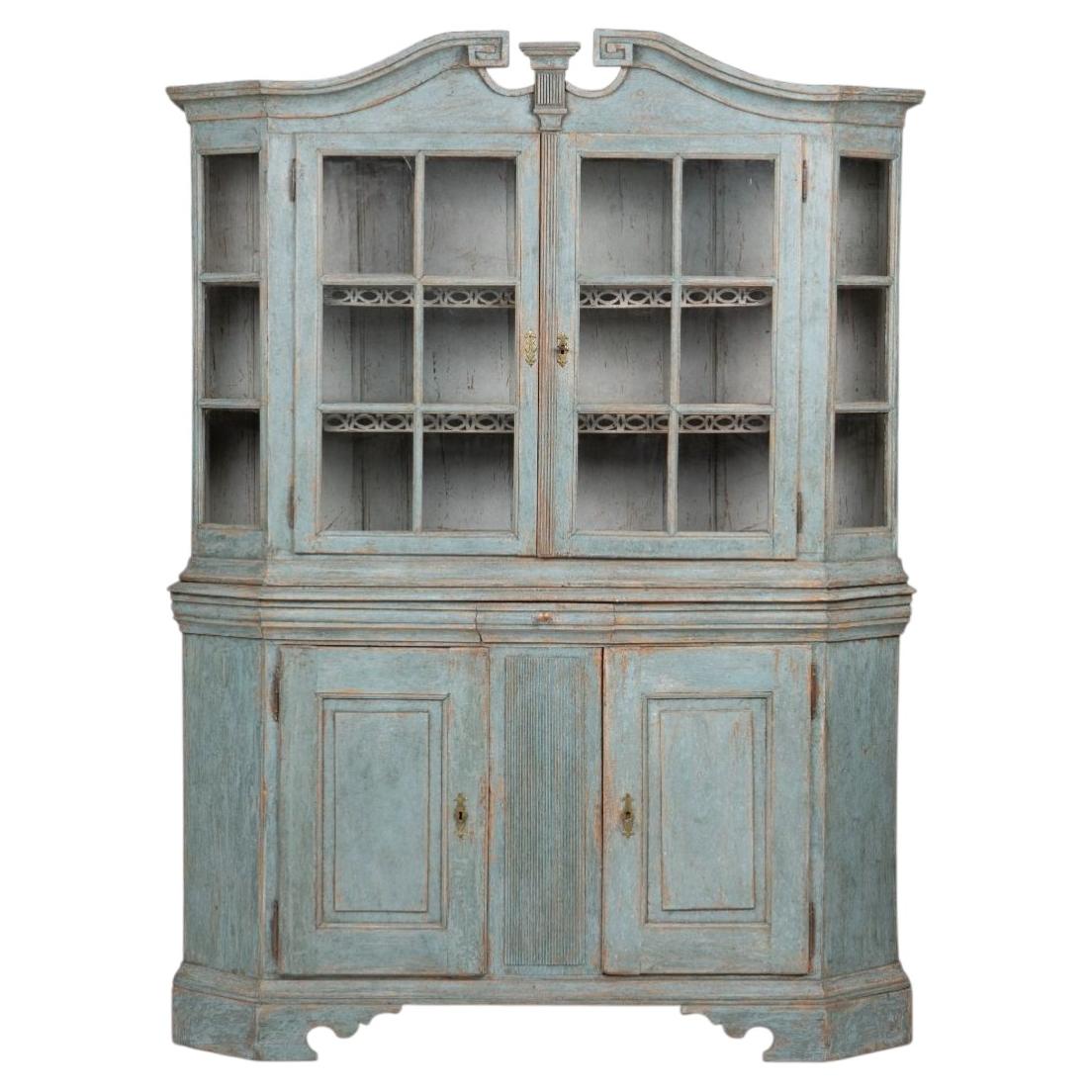 Vitrine de style gustavien, Suède, vers 1780-1790