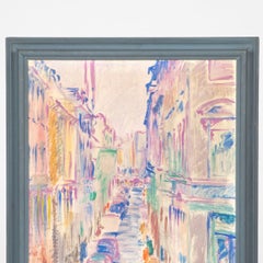 S. Bolt - Danish Street Scene Oil Painting