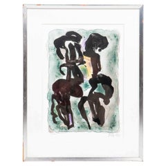 Mogens Andersen Signed and Numbered Abstract Lithograph