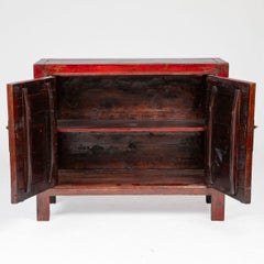 Cabinet with Original Lacquer. Gansu Province c 1840