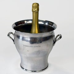 French Perrier-Jouët Nickel-Plated Brass Champagne Cooler, circa 1930