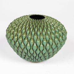 Anders Børgesen, grand vase sculptural en grès émaillé, Danemark, 2025