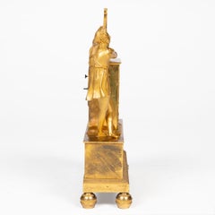 French Empire Ormolu Mantel Clock with Orpheus, circa 1810