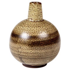 Jarrón de gres Saxbo con esmalte craquelado