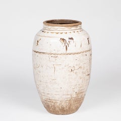 Grande vaso di Cizhou della dinastia Ming, dipinto a mano