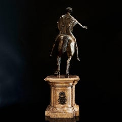 Grand Tour Bronze of the Equestrian Statue of Marcus Aurelius, Mid-19th Century