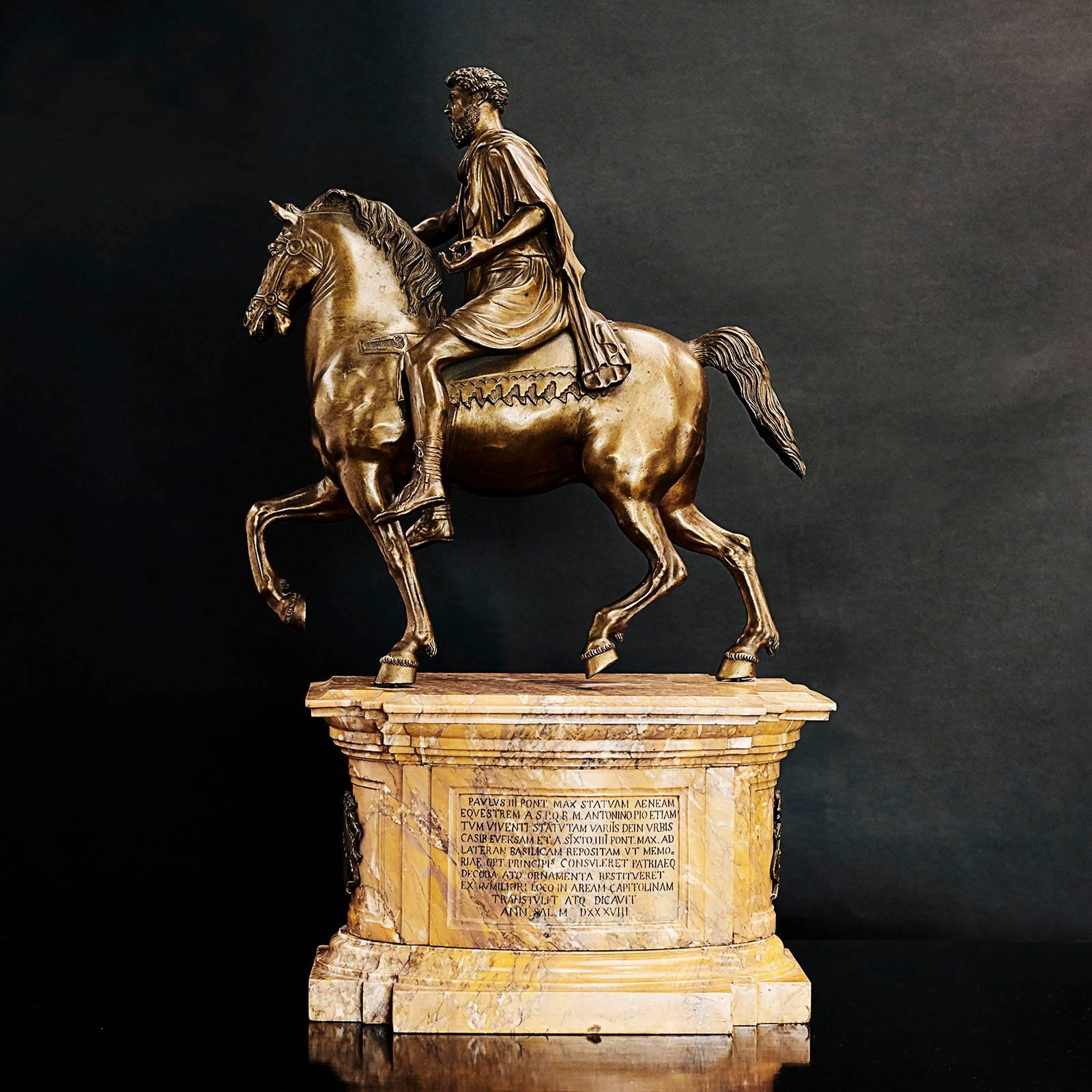 why is the equestrian statue of marcus aurelius so important