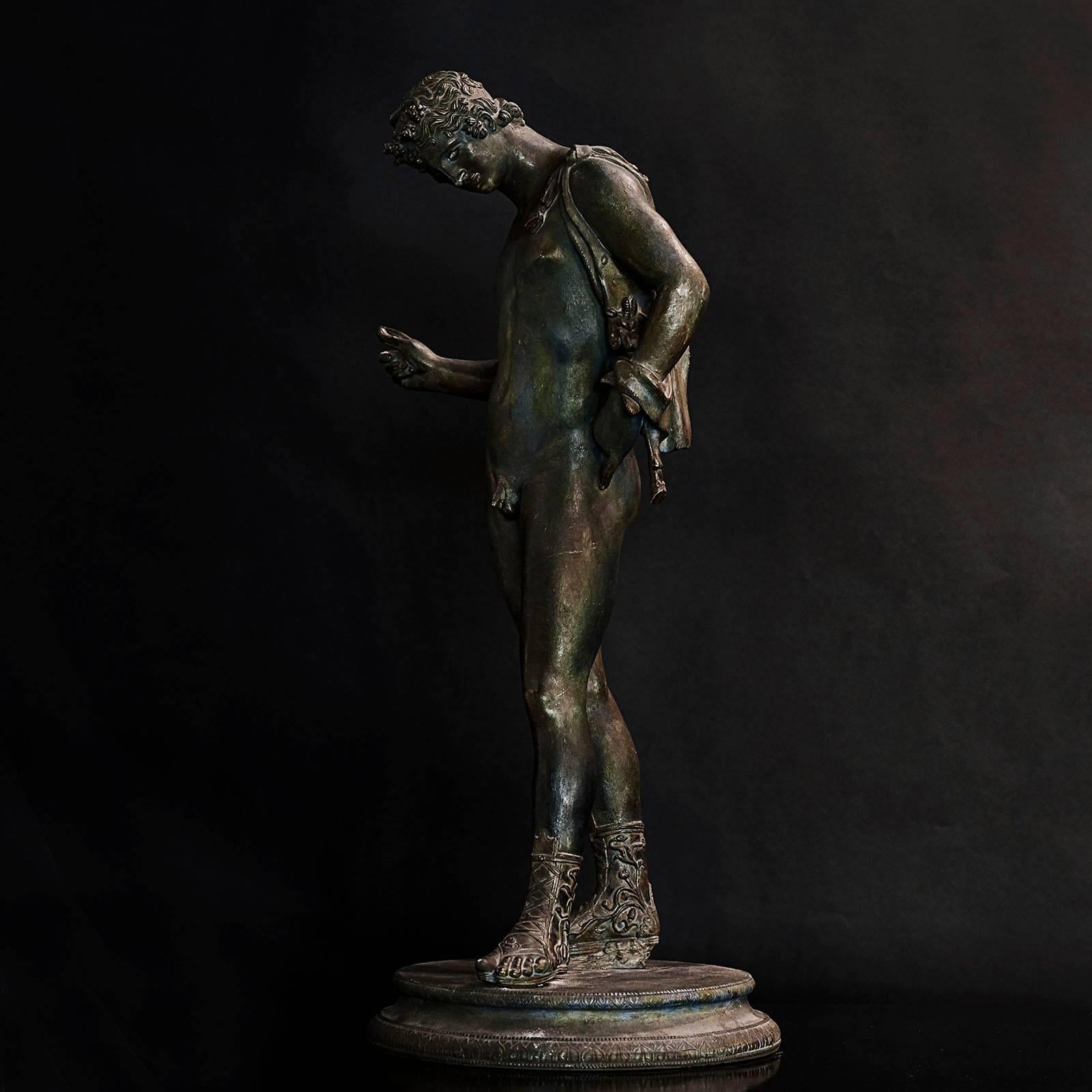 Patinated Bronze Grand Tour Figure, Late 19th Century 1