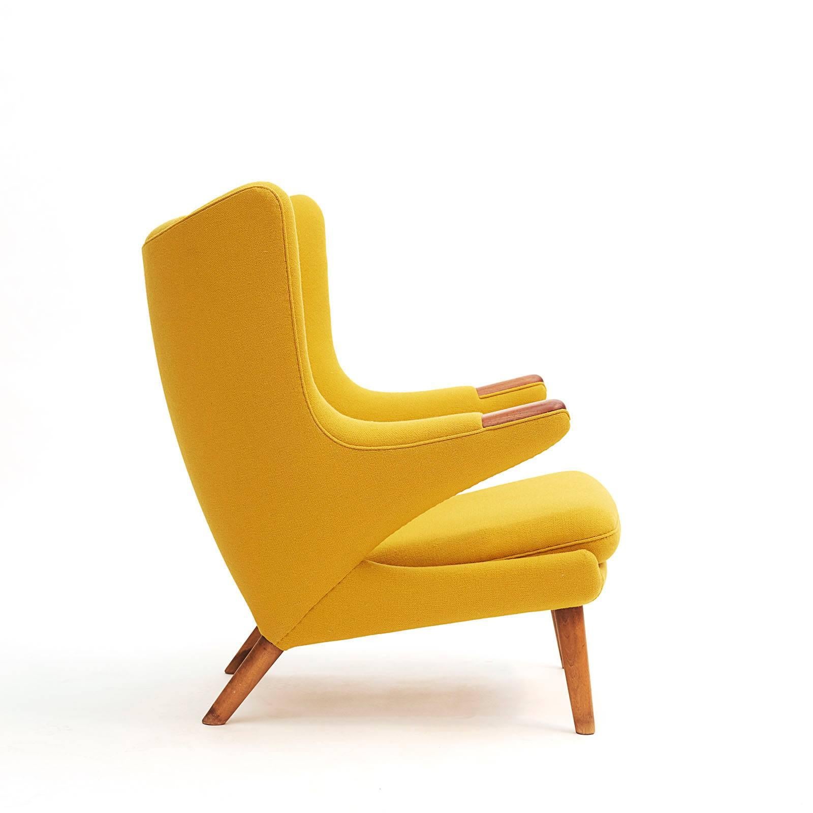 Danish Scandinavian Modern Hans Wegner Papa Bear Armchair, circa 1950s