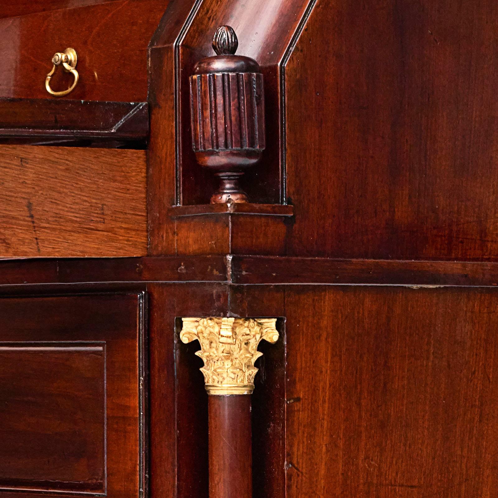 Danish Louis XVI Secretaire mahogany, by Harsdorff, circa 1780-1790 2