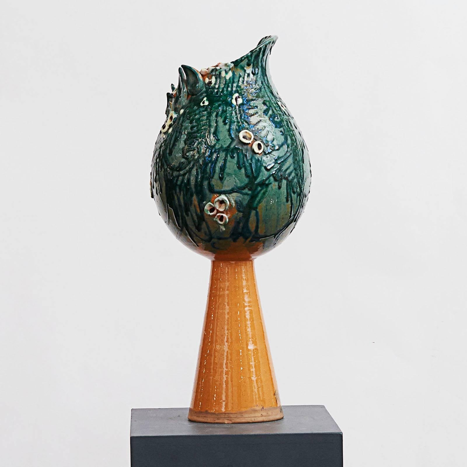Modern Unica Ceramic Vase by Bjørn Wiinblad