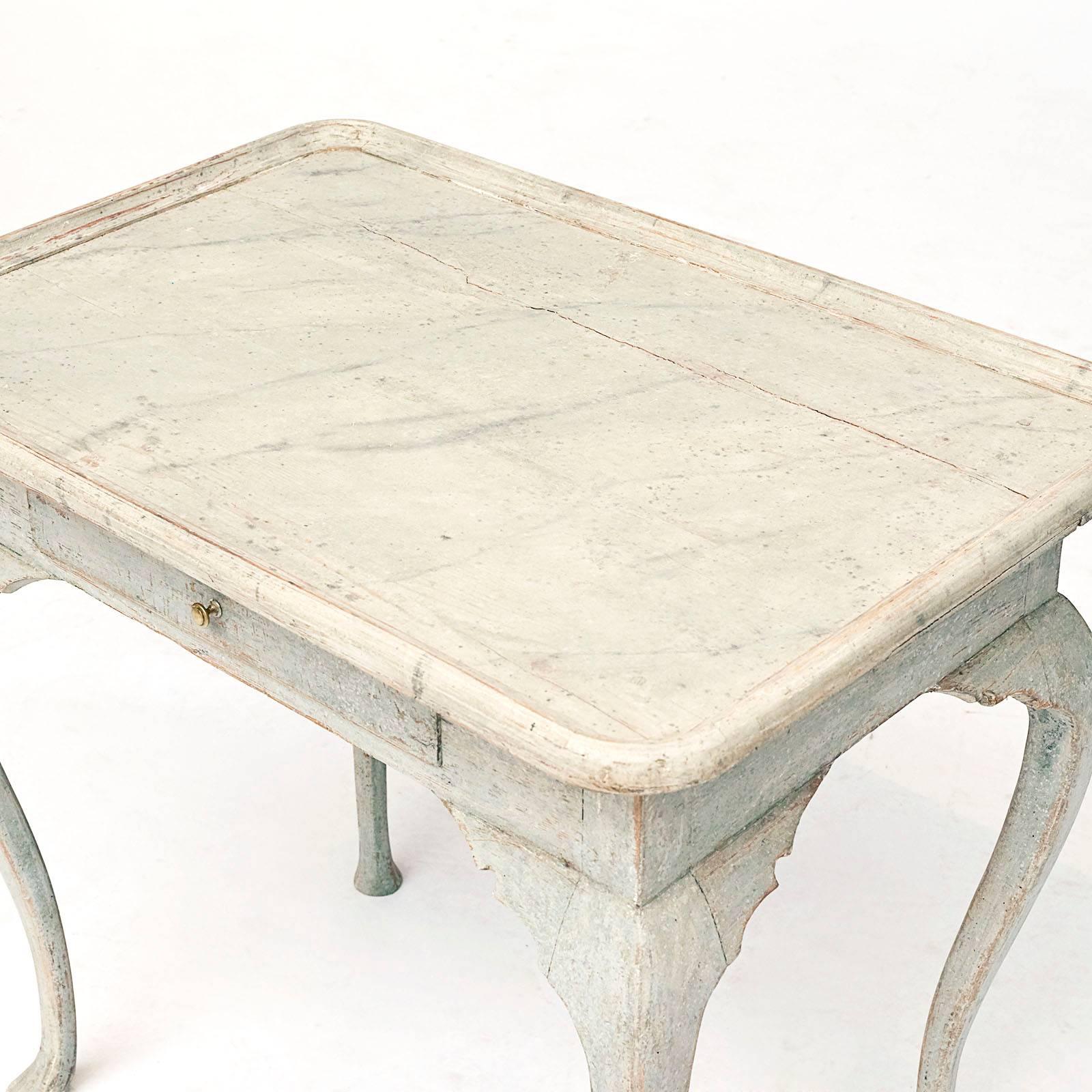 Danish Rococo Tray Table, Late 18th Century In Good Condition In Kastrup, DK