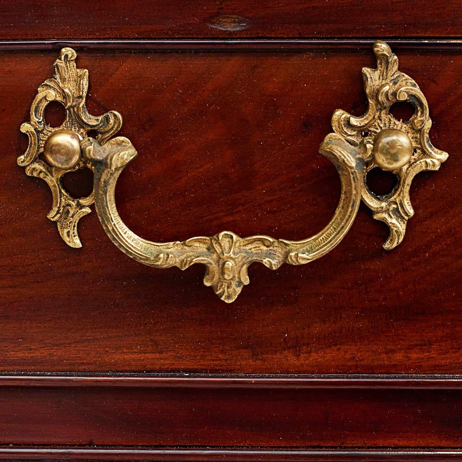 English George III Mahogany Bureau Bookcase, Late 18th Century 3