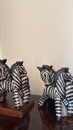 Vicke Lindstrand Stoneware Zebra Sculpture. Upsala-Ekeby, Sweden. 1940’s.