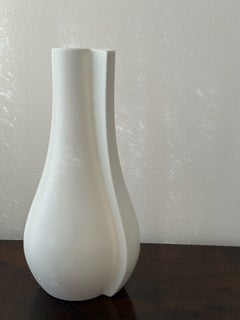 Large White 'Surrea' Vase by Wilhelm Kage for Gustavsberg, Sweden, 1940s