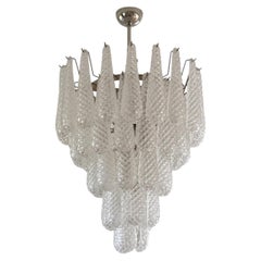 Elegant Italian Murano Chandelier in the of style of Venini.