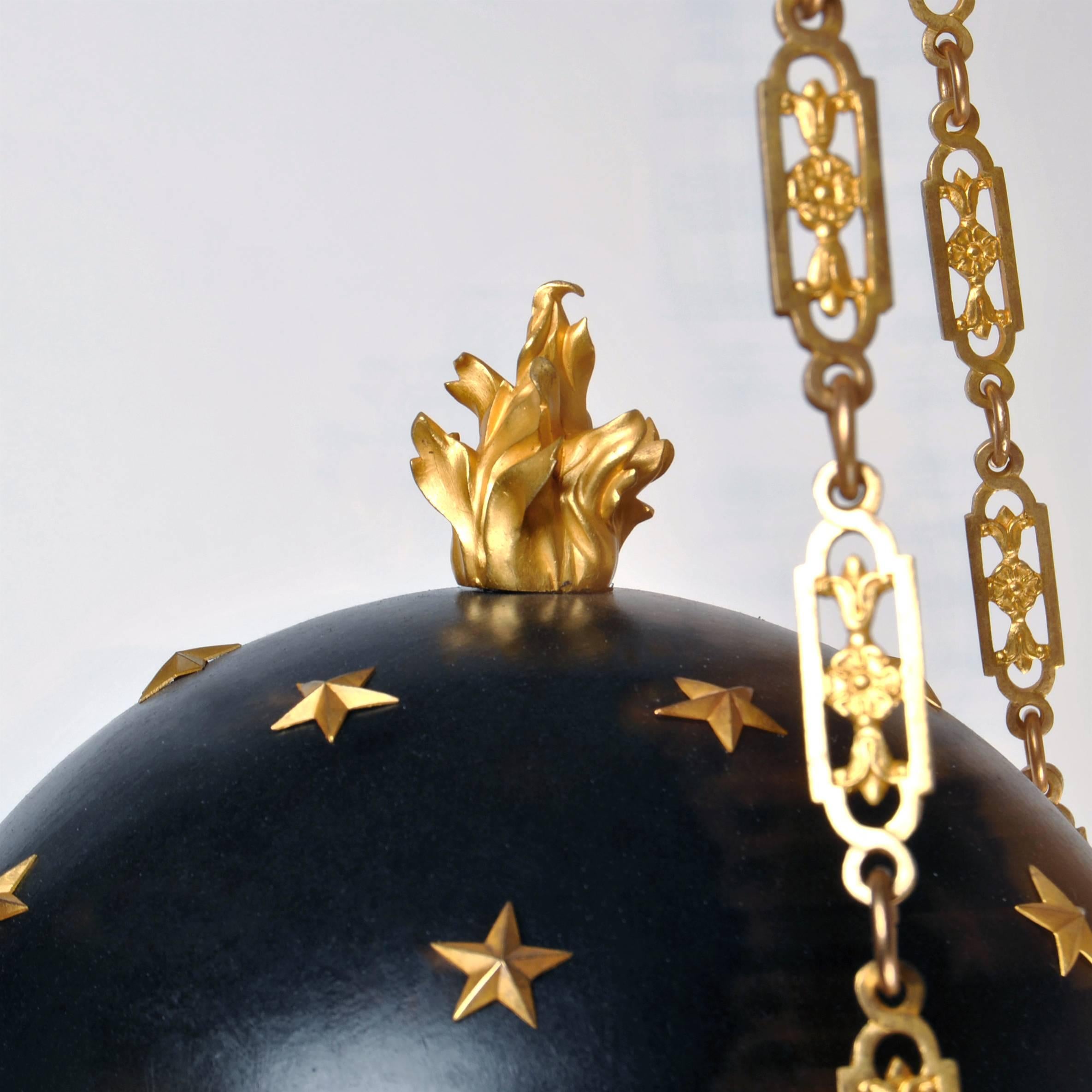 Bronze Russian Empire Lamp  For Sale