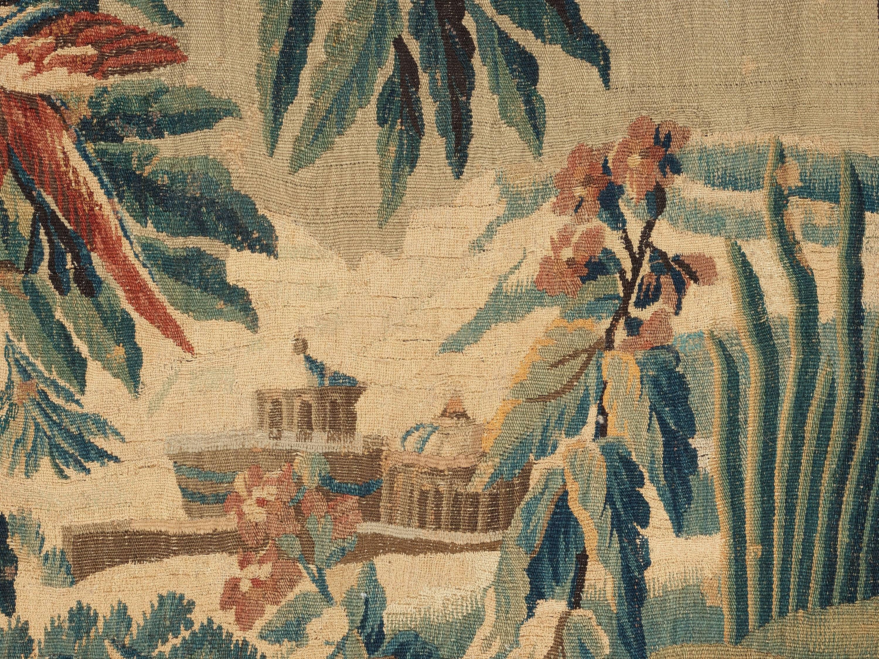 Verdure Landscape Tapestry In Good Condition For Sale In Stockholm, SE