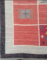 Swedish Flat-Woven Rölakan Rug
