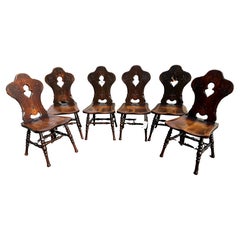 Antique A&C Set of 6 chairs - Stickley, Limbert Era