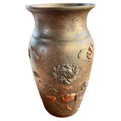 Jarrón de bronce japonés Arts & Crafts Época Stickley  - F8191
