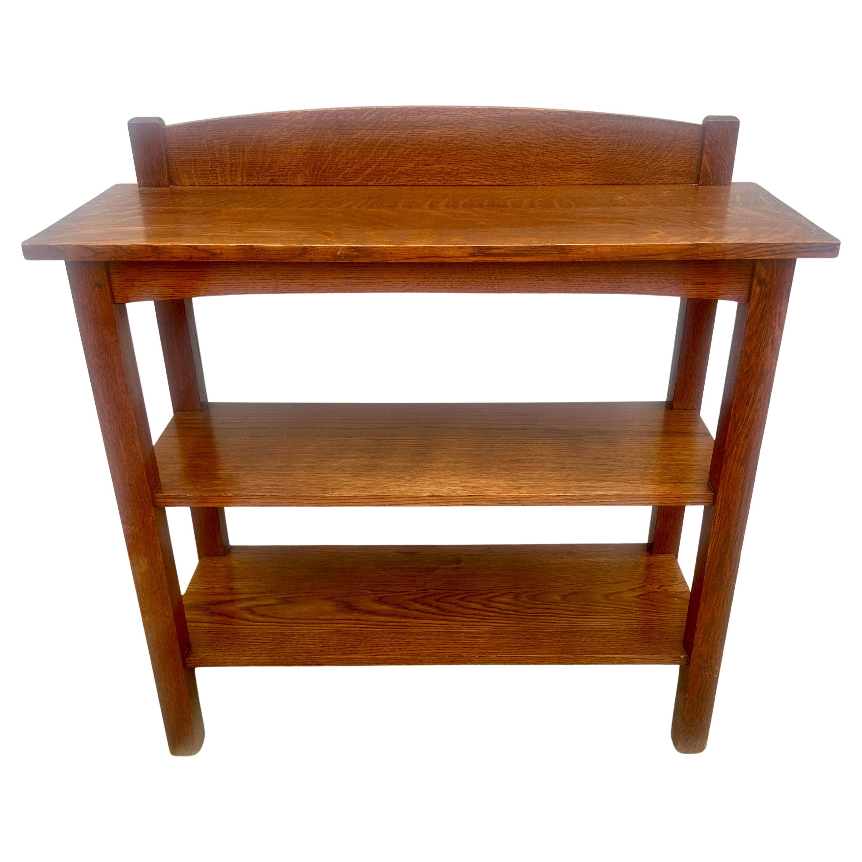 ANTIQUE Belle table de service L&JG Stickley - W8441 en vente