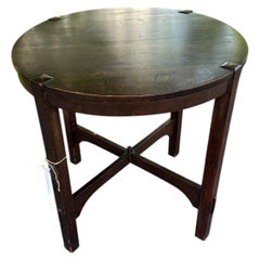 Magnífica mesa de Gustav Stickley con acabado ahumado y firmada, W7463