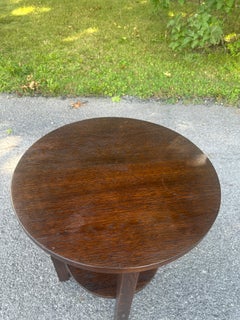 L&jG Stickley Rare Label Lamp Table W8052
