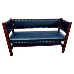 SPLENDIDA panca d'epoca di Gustav Stickley, risalente a CIRCA il 1900, tratta da "The New Furniture"