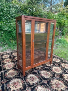 Two Door ANTIQUE Stickley Brothers China Cabinet 1910 W8405