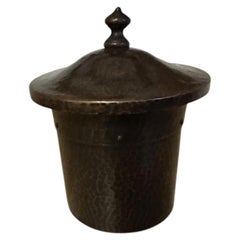 Antique Copper Benedict Humidor with lid W7976