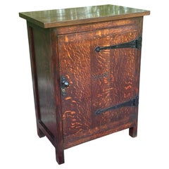 SUPERB beautiful Roycroft Cellarette Stickley era SIGNED