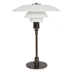 Vintage Poul Henningsen PH 4/3 Table Lamp, Pat Appl. 1927