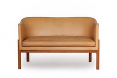 Canapé Mogens Koch en acajou et cuir pour Rud. Rasmussen