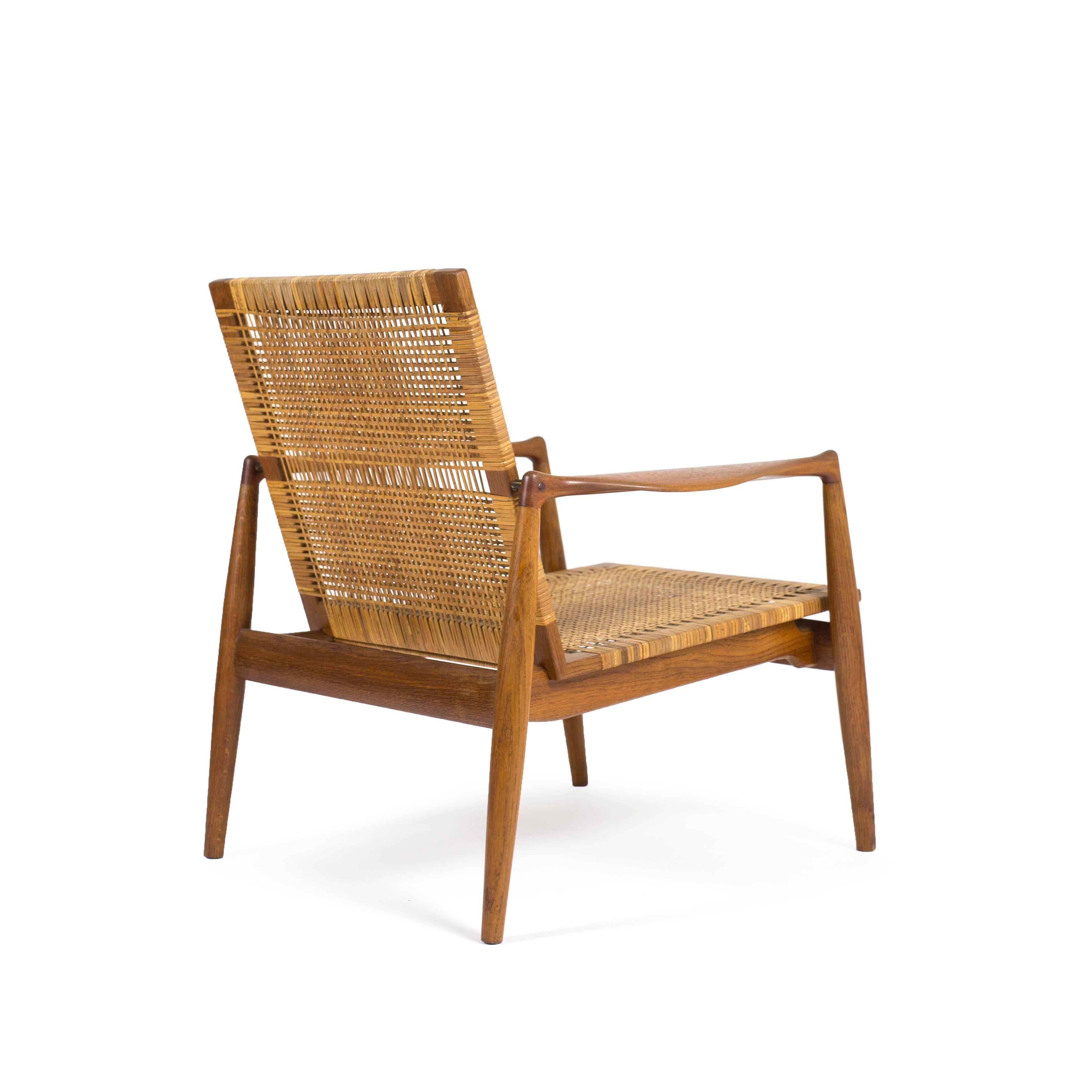 Scandinavian Modern Finn Juhl SW-96 Easy Chair for Soren Willadsen, circa 1954