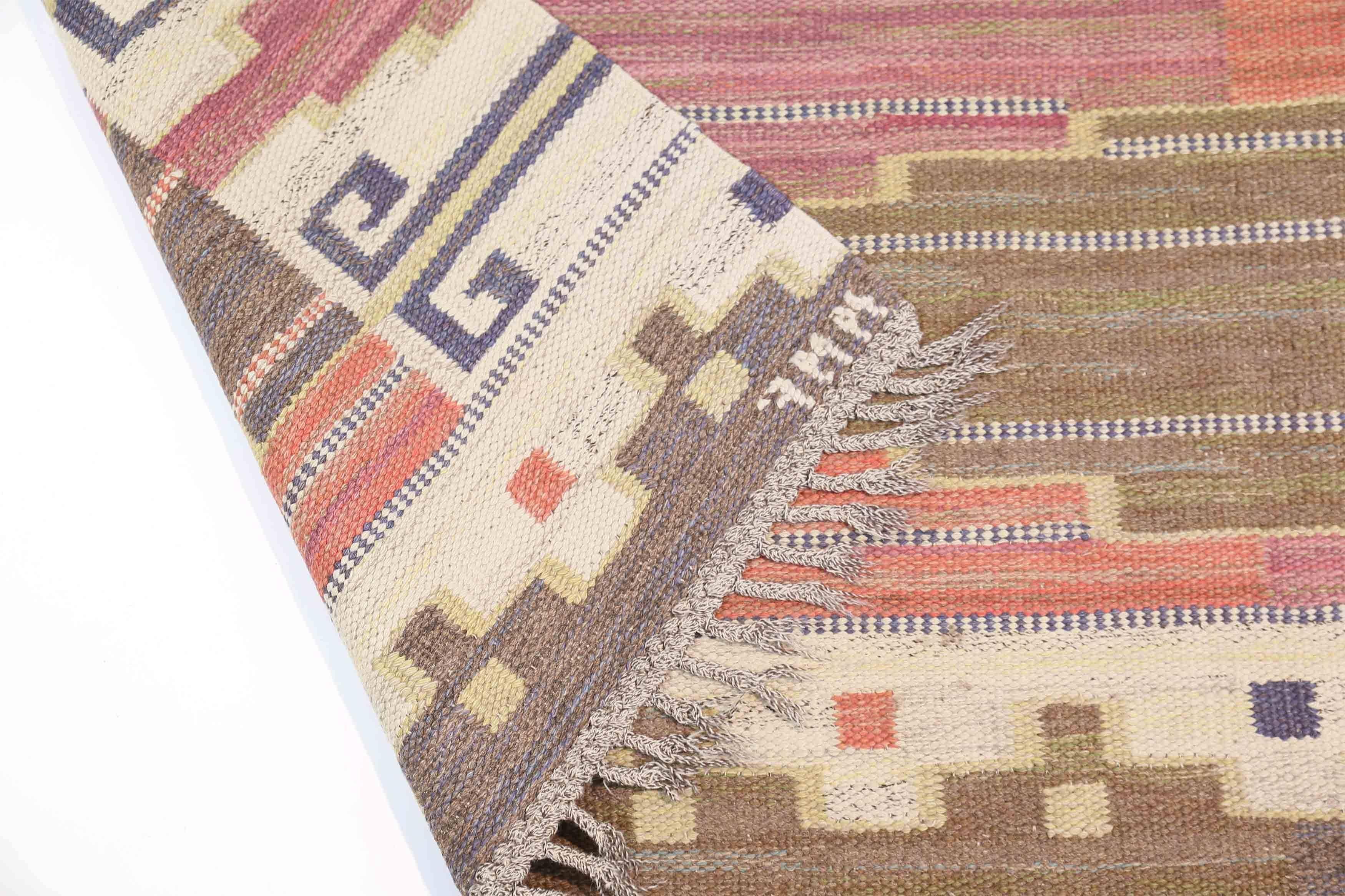 Swedish Marta-Maas Fjetterstöm 'Bruna Heden' Carpet, 1931