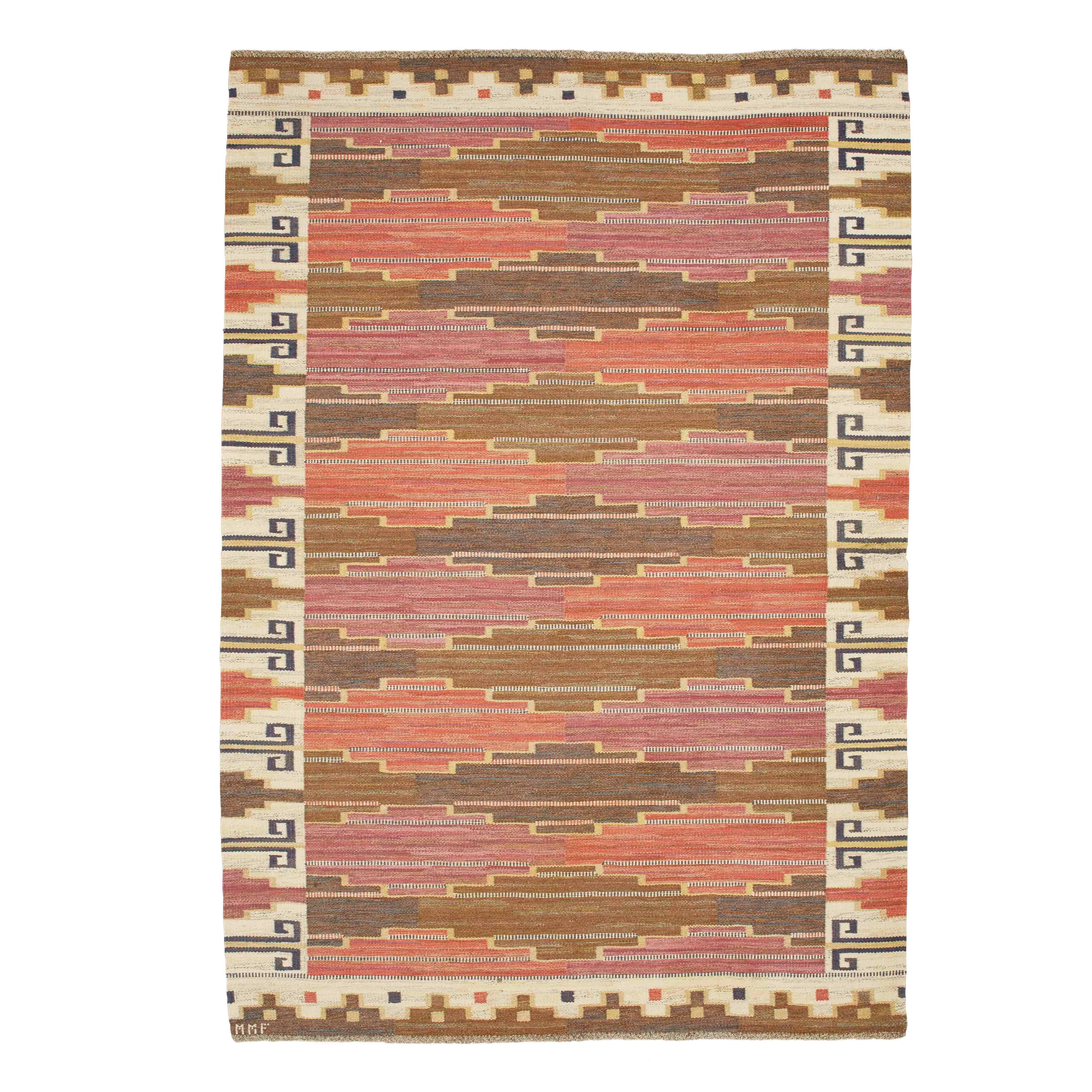 Marta-Maas Fjetterstöm 'Bruna Heden' Carpet, 1931